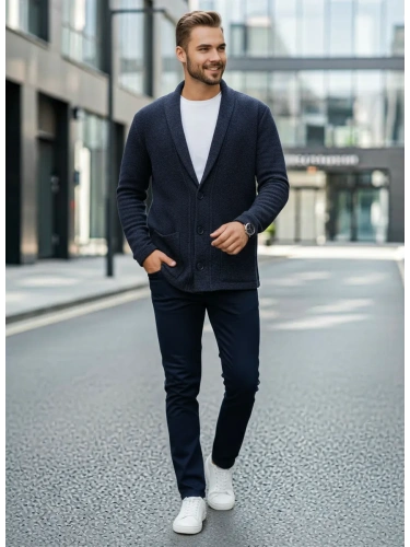 Кардиган на пуговицах длинный повседневный накидка удлиненный фото 6