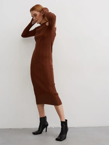 Платье вечернее праздничное офисное повседневное вязаное фото 5