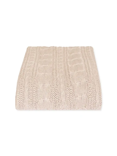 Плед 220х240 на кровать диван покрывало вязаный Хлопок 100 % фото 6